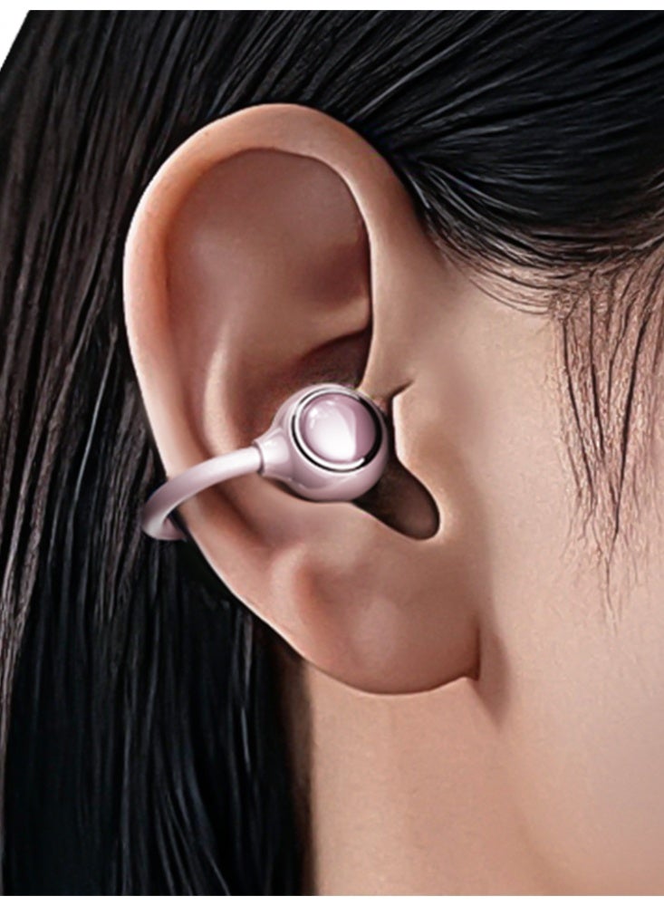 مُوطْمُوك  M156 سماعات الأذن المفتوحة، صوت مكاني مقاوم للتسرب، صوت HiFi مع تعزيز الباس، لاسلكي 6.0، مريح للارتداء طوال اليوم باللون البنفسجي - Image 4